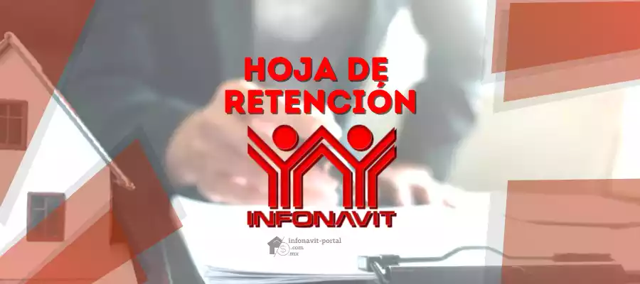 infonavit descargar hoja de retención